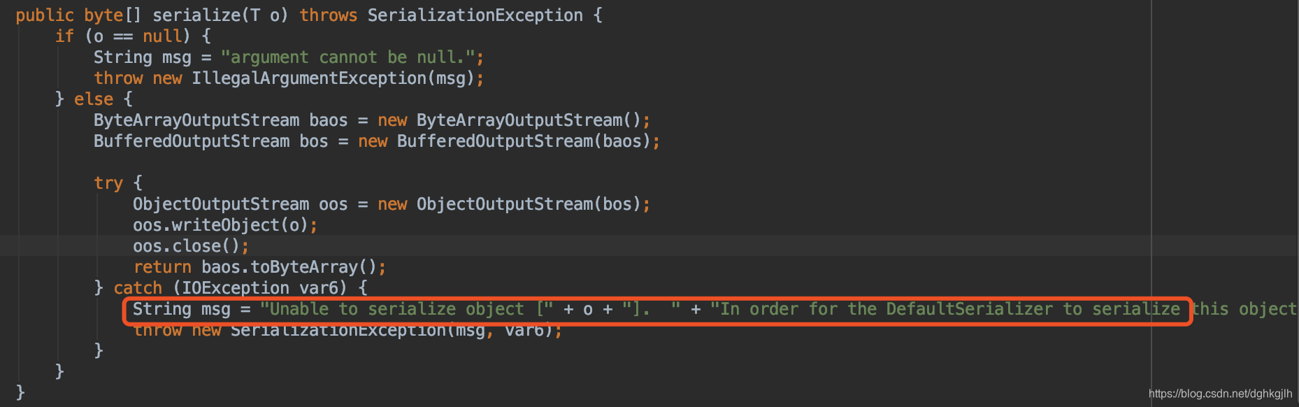 Shiro identity serialization error stating that the object's class must implement Serializable