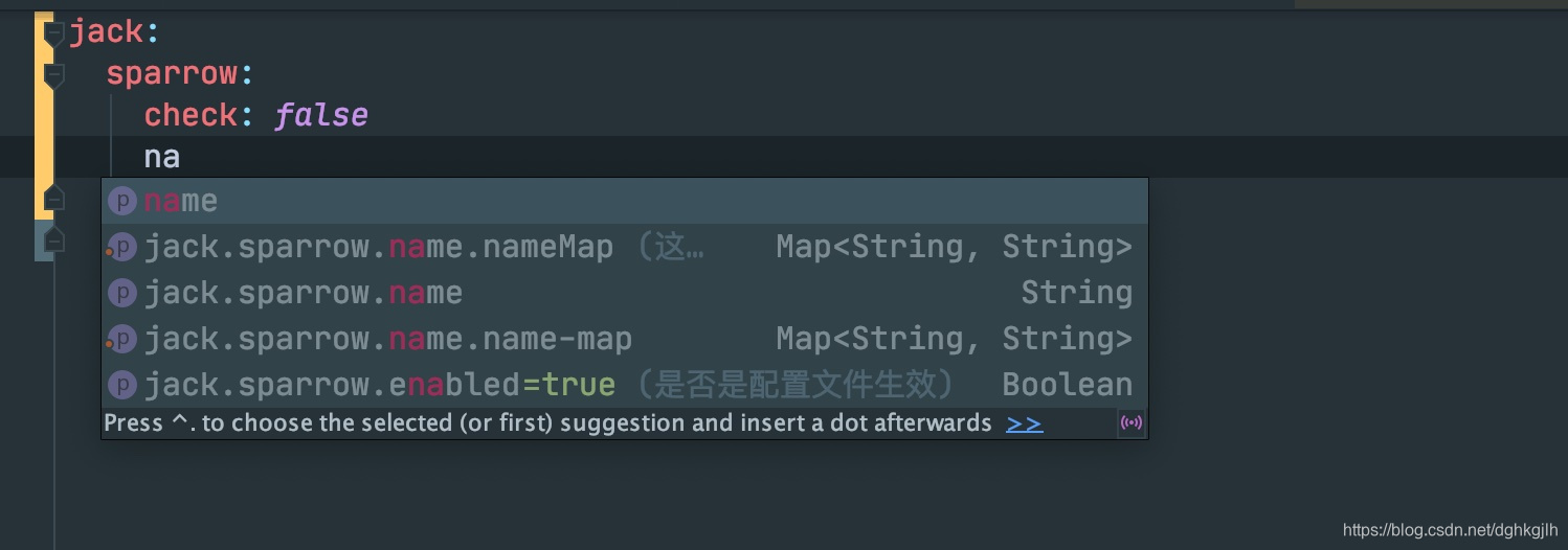 IDEA 编辑 YAML 时自动提示自定义配置属性